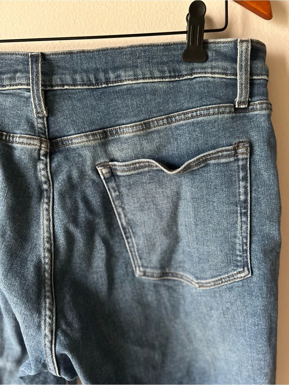 J. CREW 1040 Men’s Slim Straight Jeans 34x36 Medium Wash Stretch Denim Classic